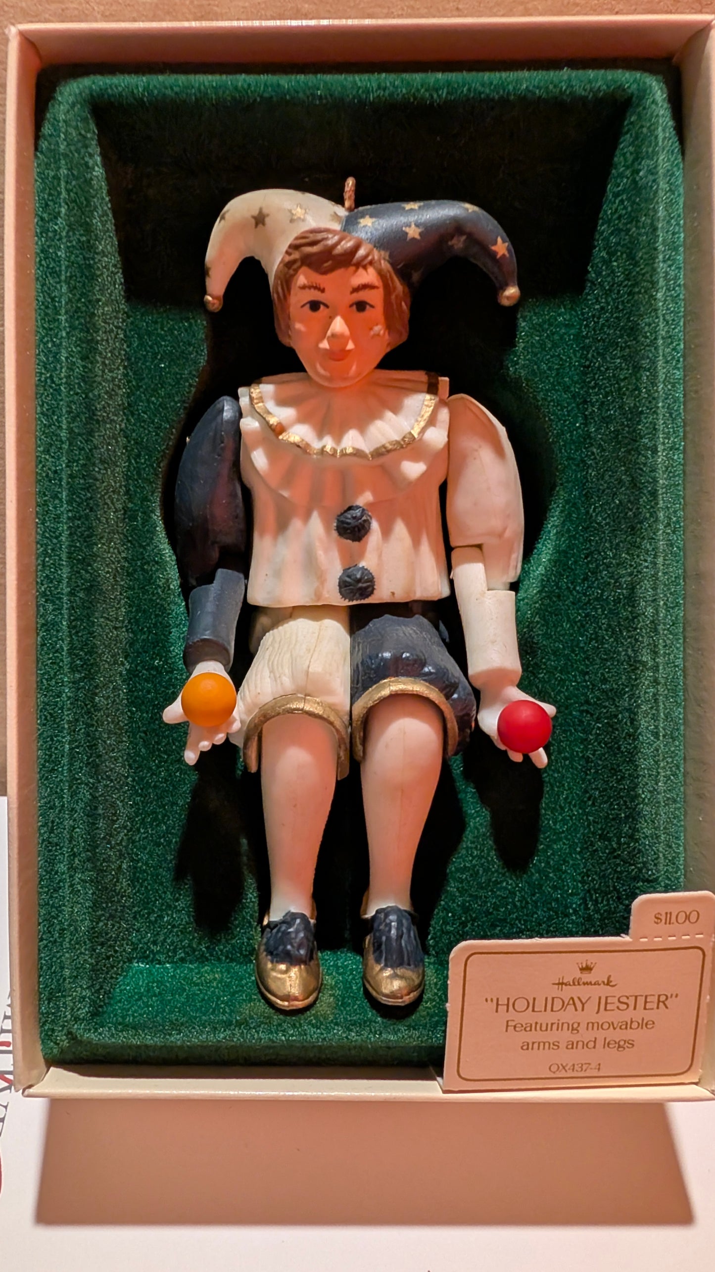 1984 Hallmark "Holiday Jester" Ornament