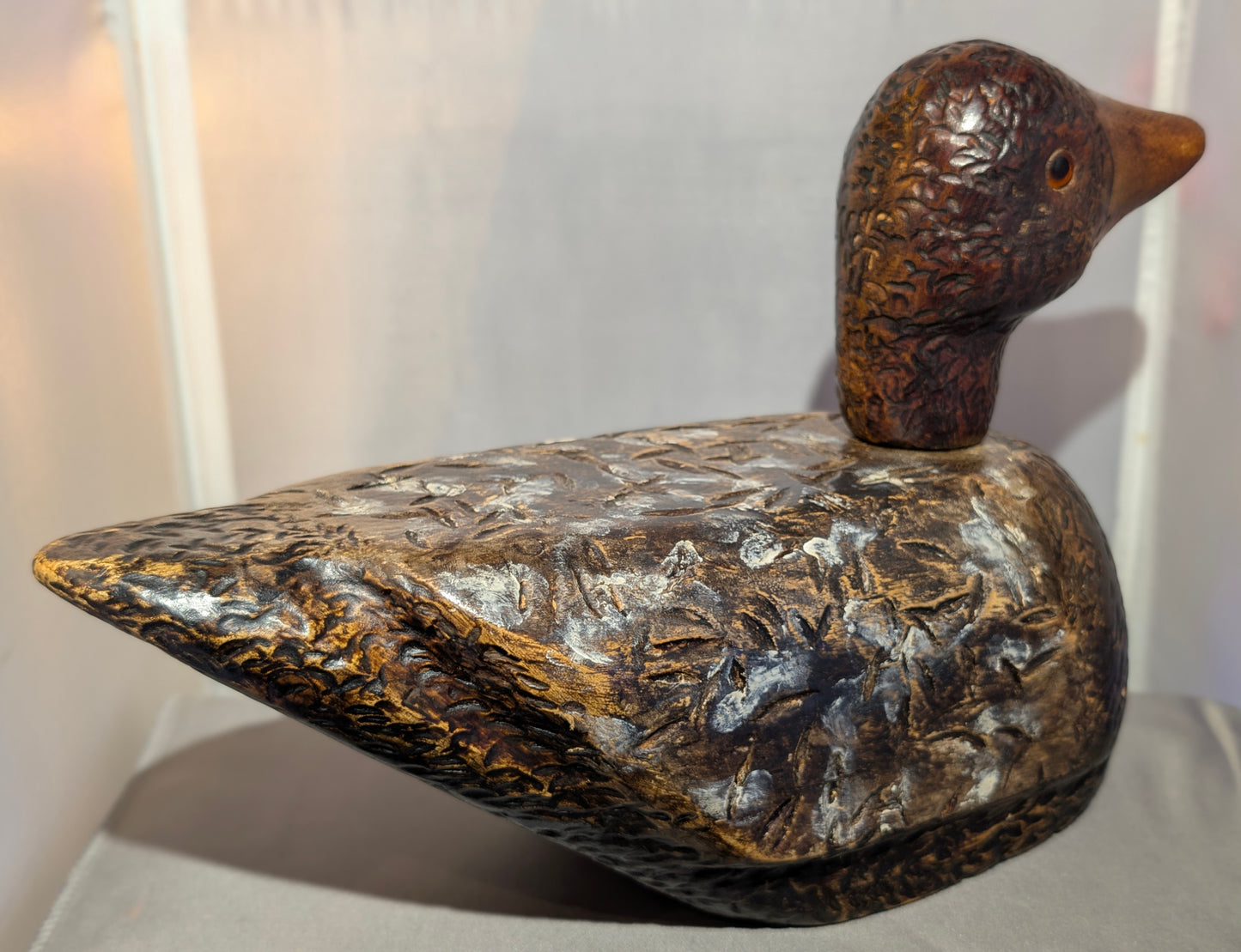 D.S. SULLY HANDCARVED WOOD DUCK #11S