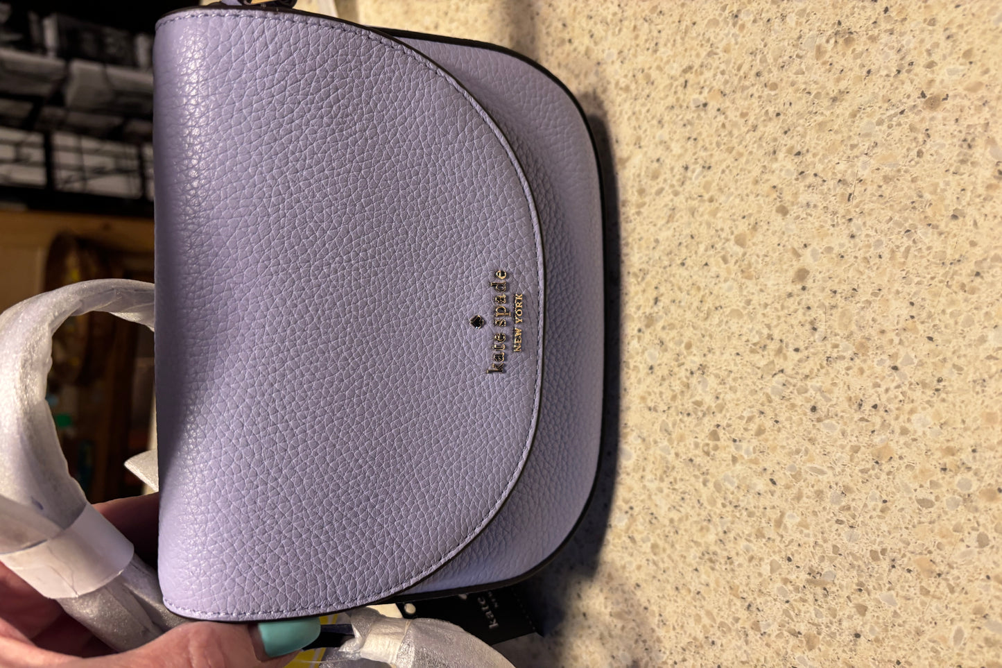 NWT KATE SPADE CROSSBODY LEILA MIN/FLP