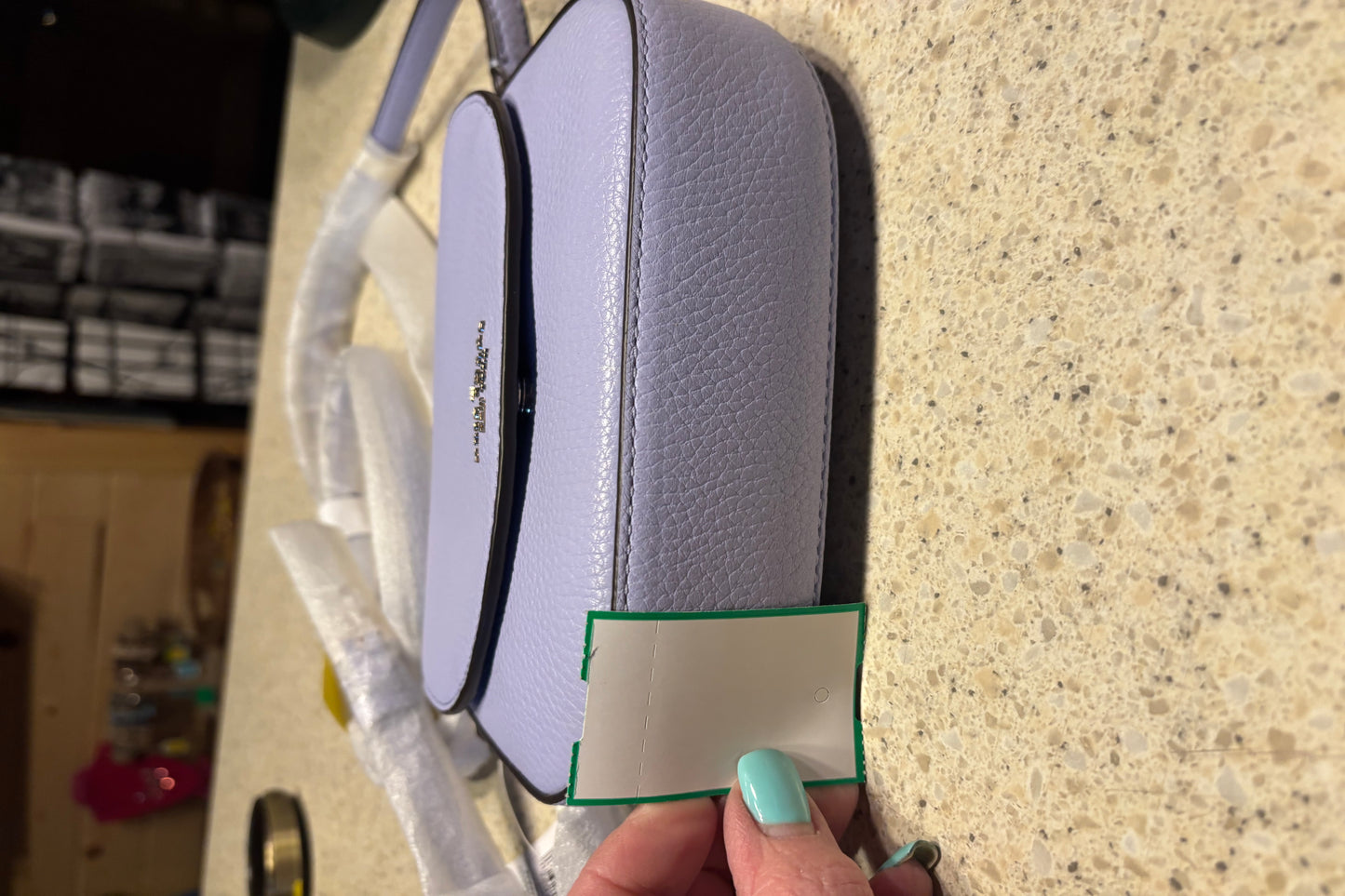 NWT KATE SPADE CROSSBODY LEILA MIN/FLP