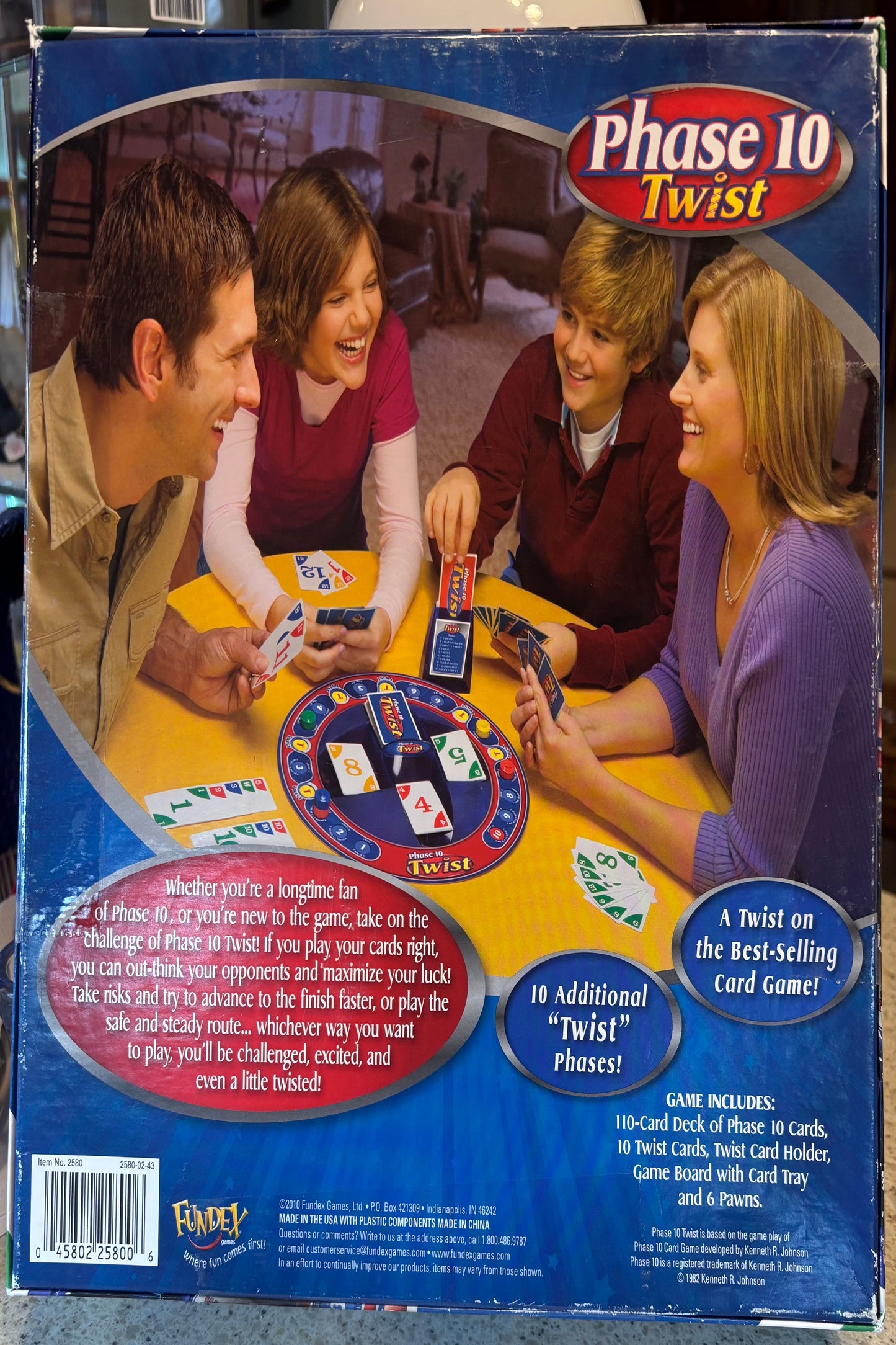 RARE! HTF. PHASE 10 TWIST BOARD GAME
