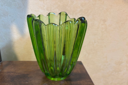 MCM VIKING EMERALD GREEN/EPIC/LOTUS VASE