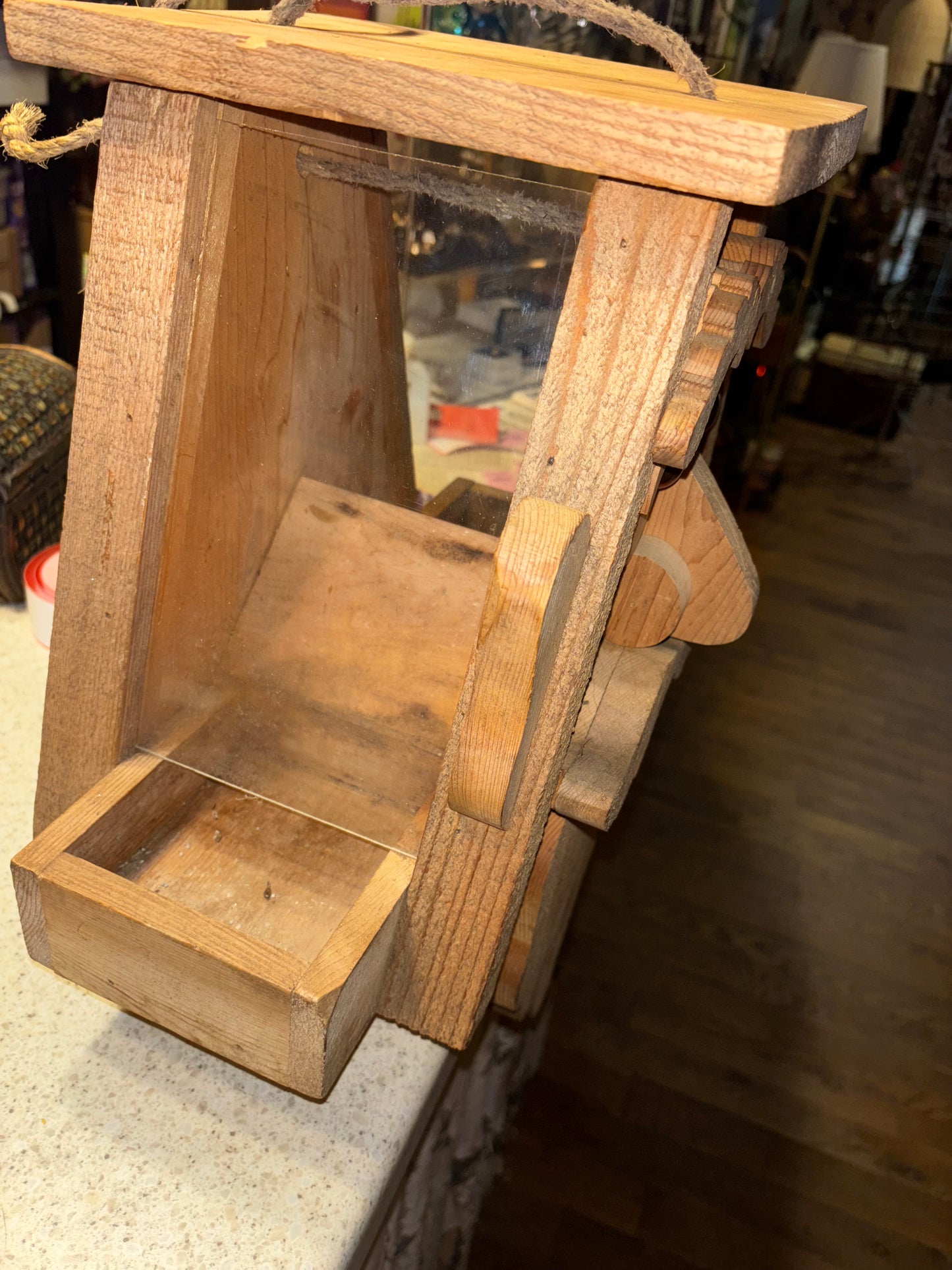 WOOD WIZARD/GRAMPA BIRD FEEDER