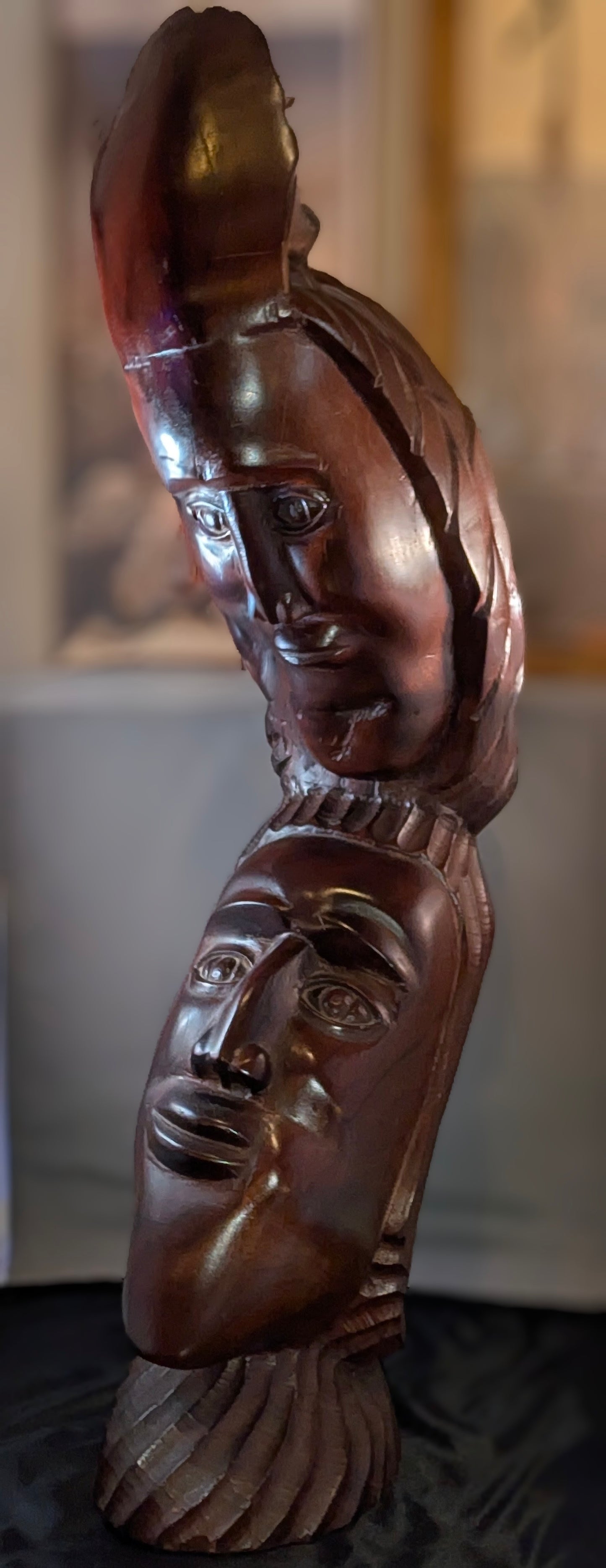 MCM HAND CARVED AFRICAN SCULPTURE