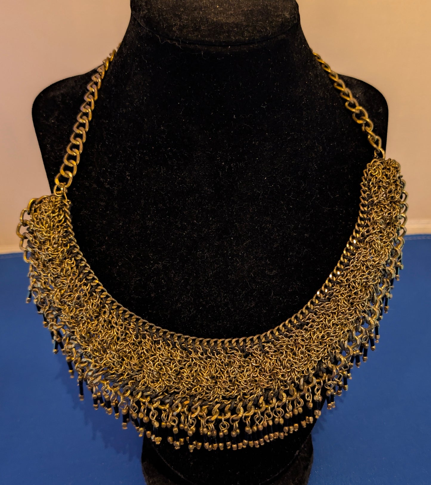 Metal Bib Necklace