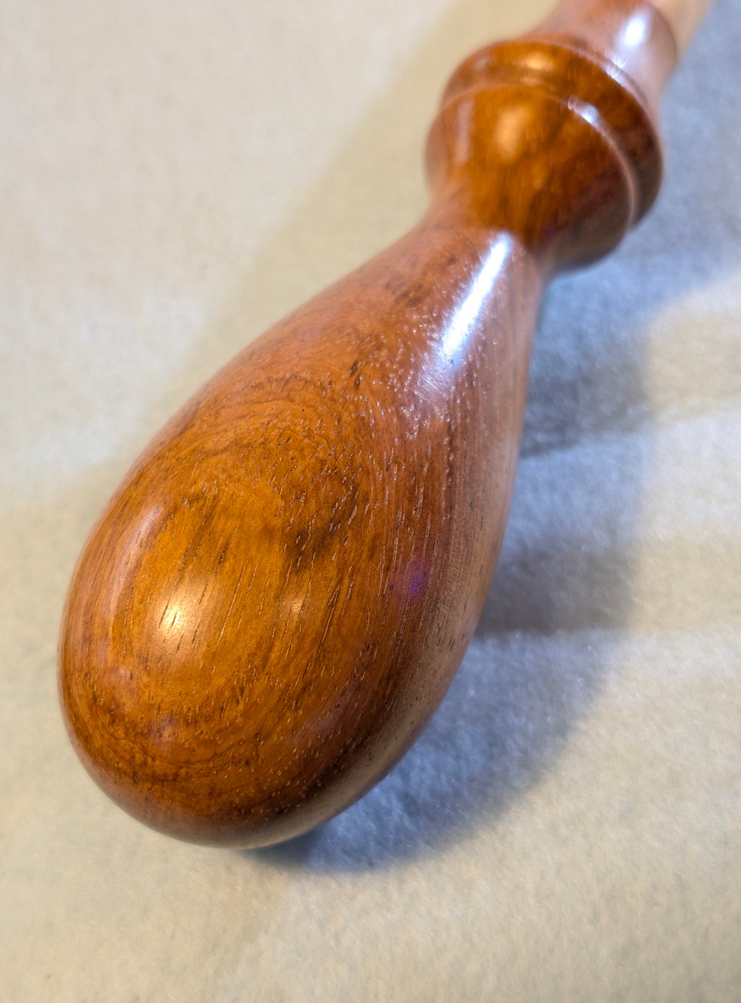 CHERRY & BUBINGA WALKING STICK