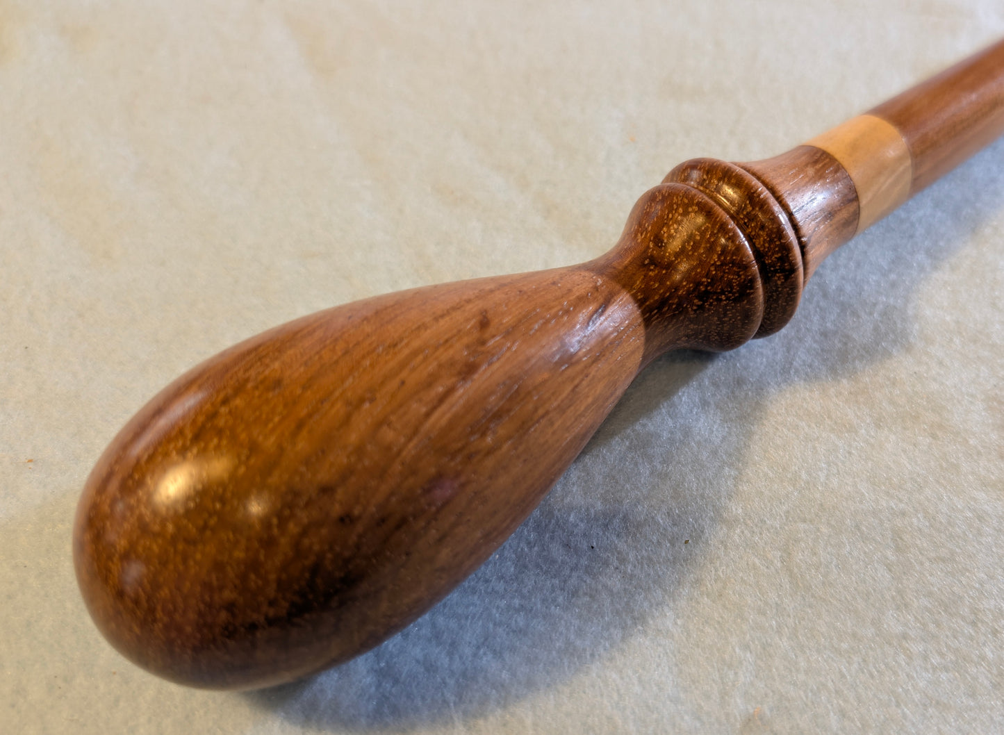 CHERRY & BUBINGA WALKING STICK
