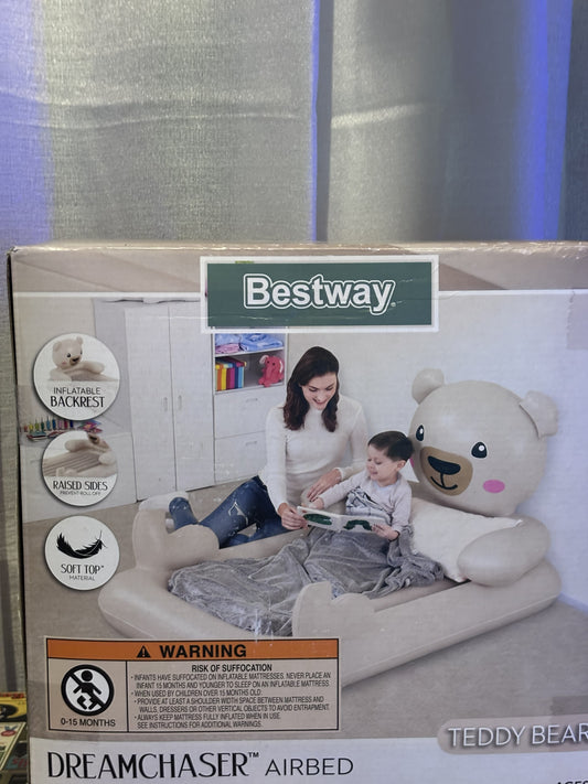 INFLATABLE TEDDY BEAR BED