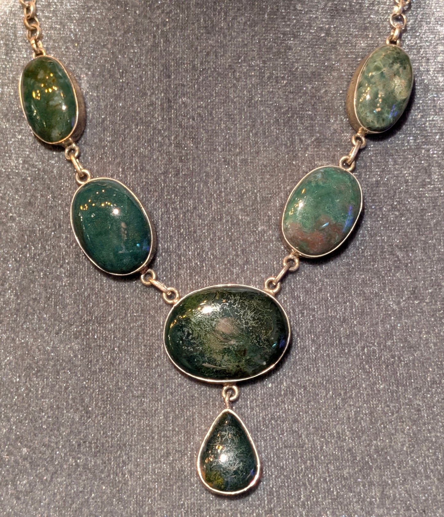 925 MOSS AGATE