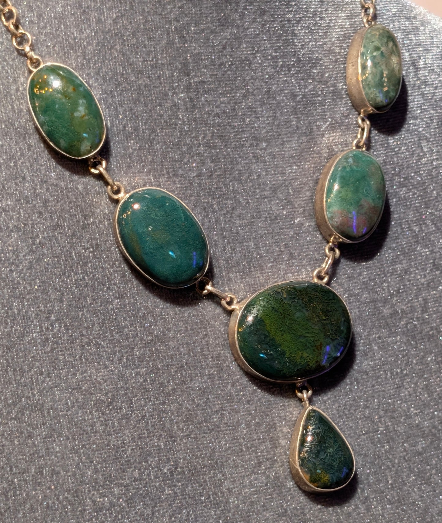 925 MOSS AGATE