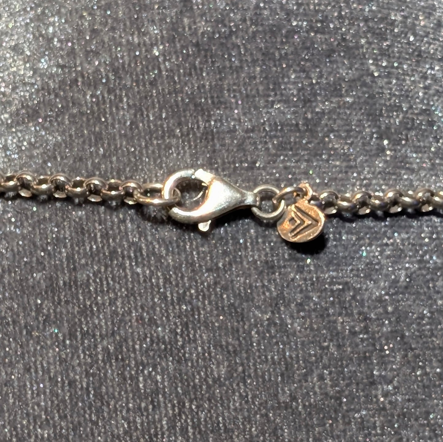 ROLO CHAIN FLORAL COIN