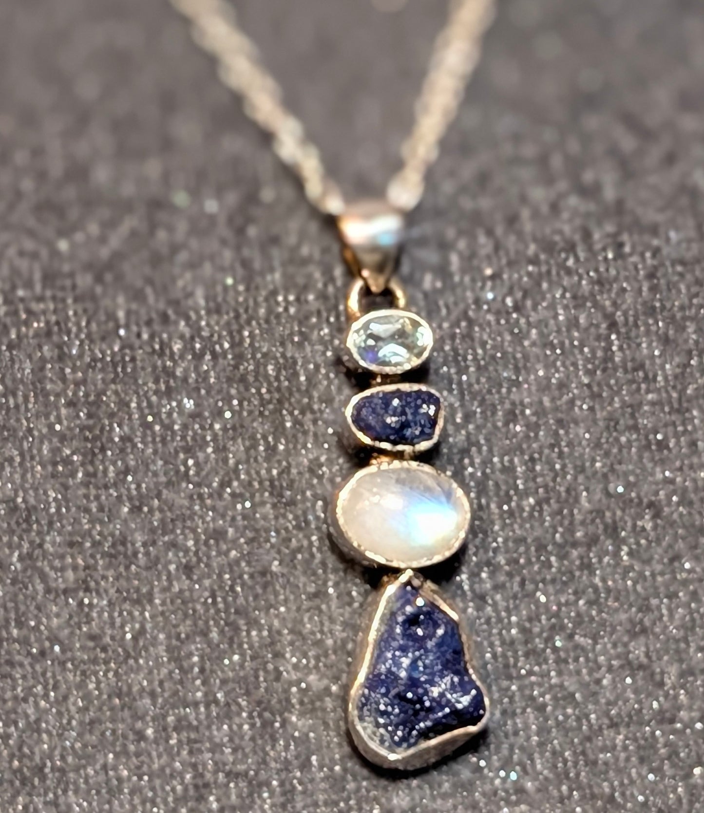 LAPIS/MOONSTONE/BLUE TOPAZ