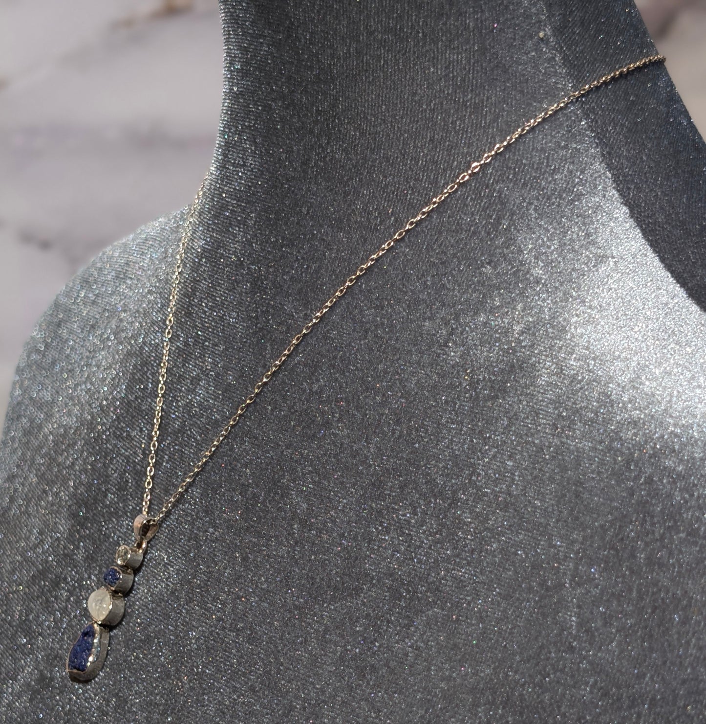 LAPIS/MOONSTONE/BLUE TOPAZ