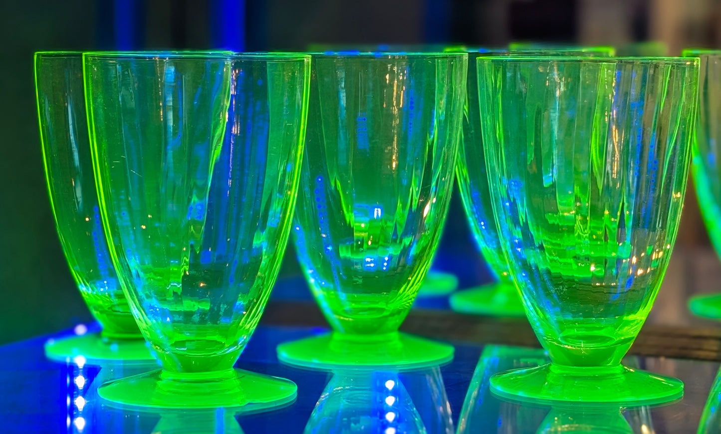 SET OF 2 HAZEL ATLAS PARFAIT GLASSES