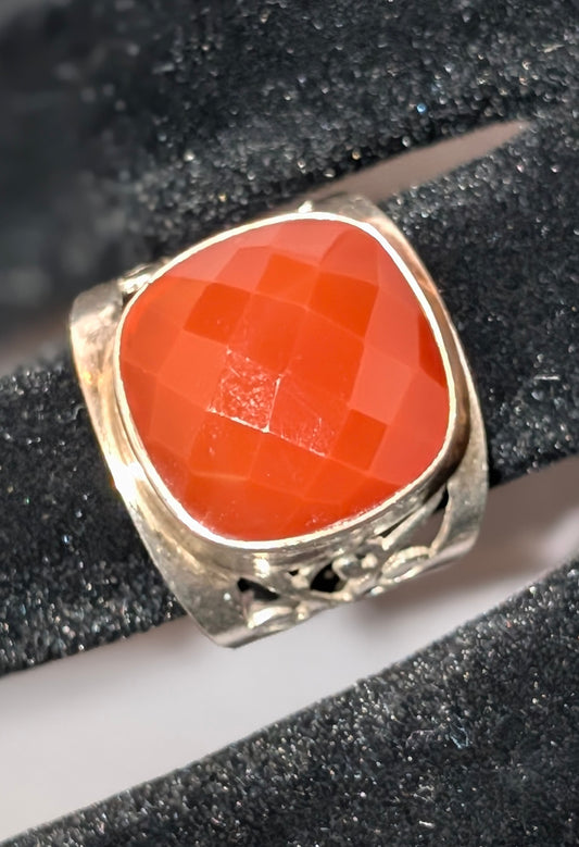 925 CARNELIAN RING