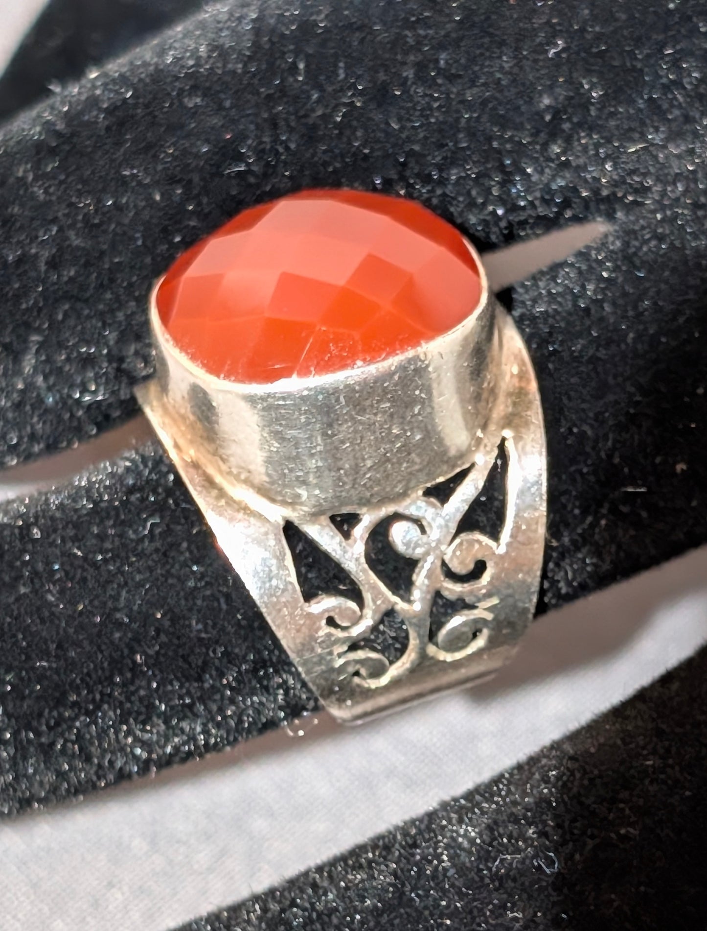 925 CARNELIAN RING