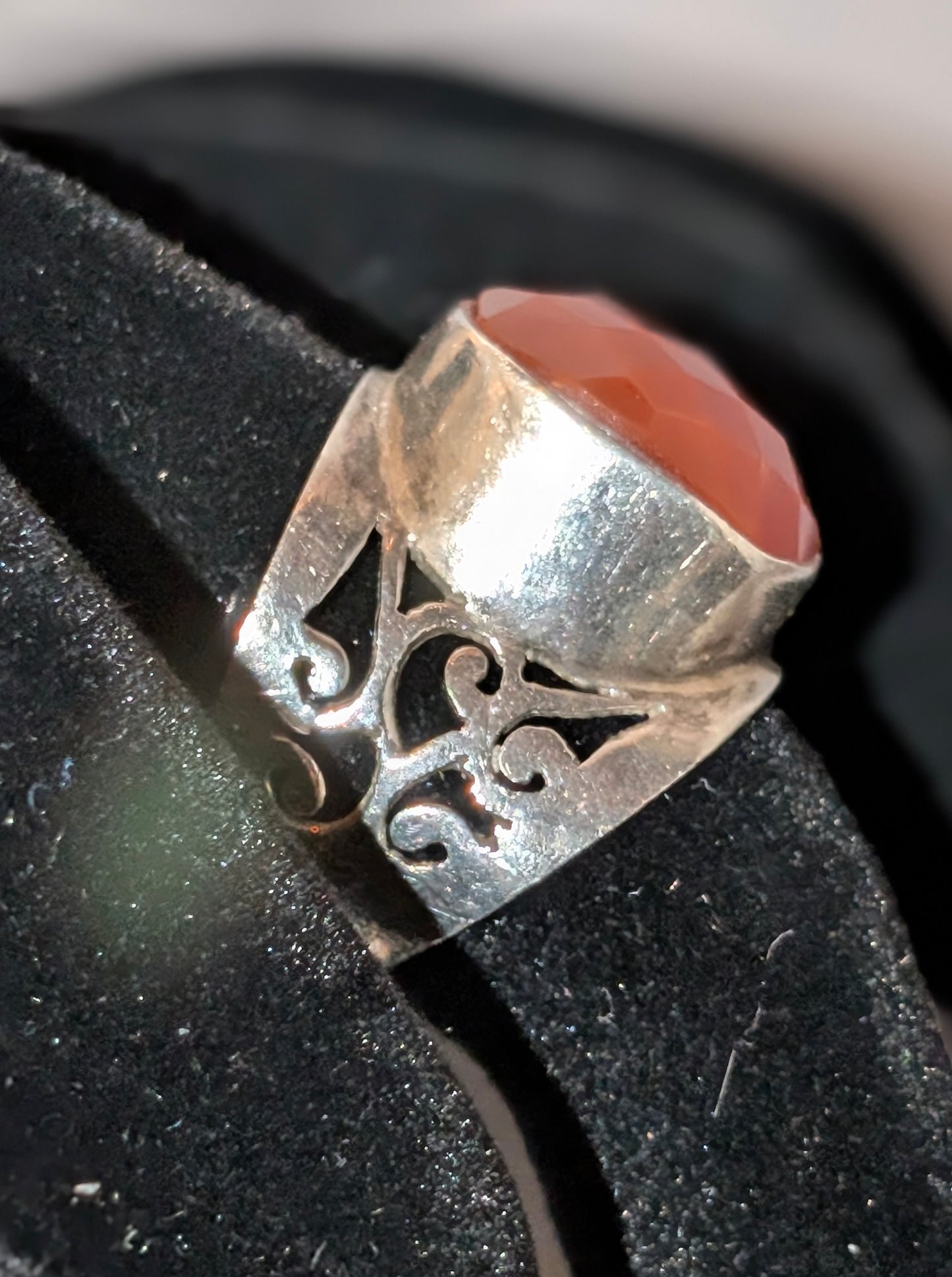 925 CARNELIAN RING
