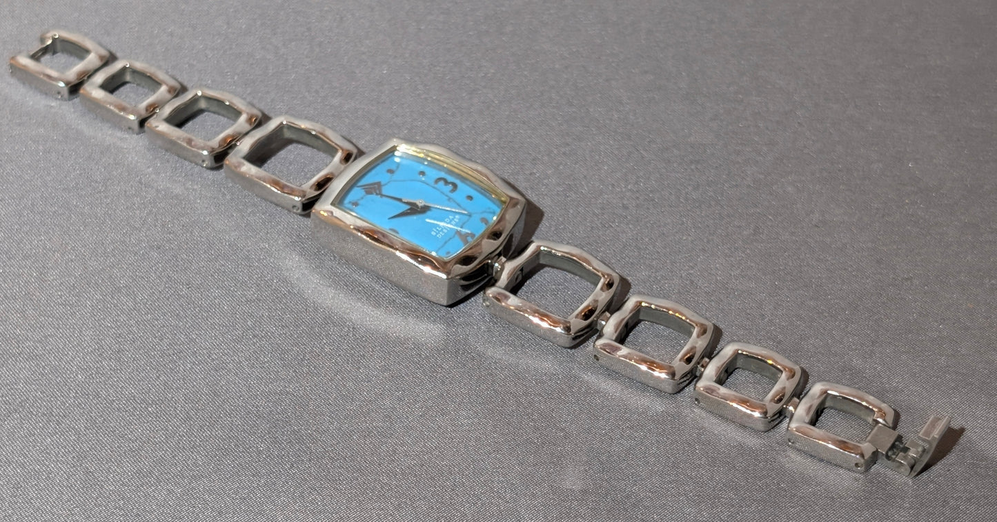 925 RET SILPADA SQUARE LINK WATCH