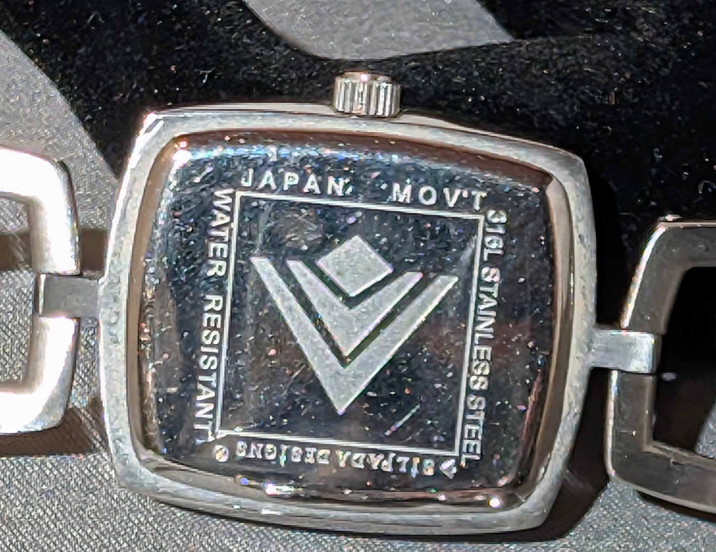 925 RET SILPADA SQUARE LINK WATCH