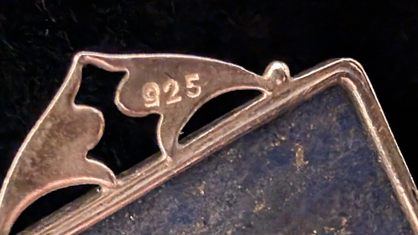 SS LAPIS LAZULI PENDANT