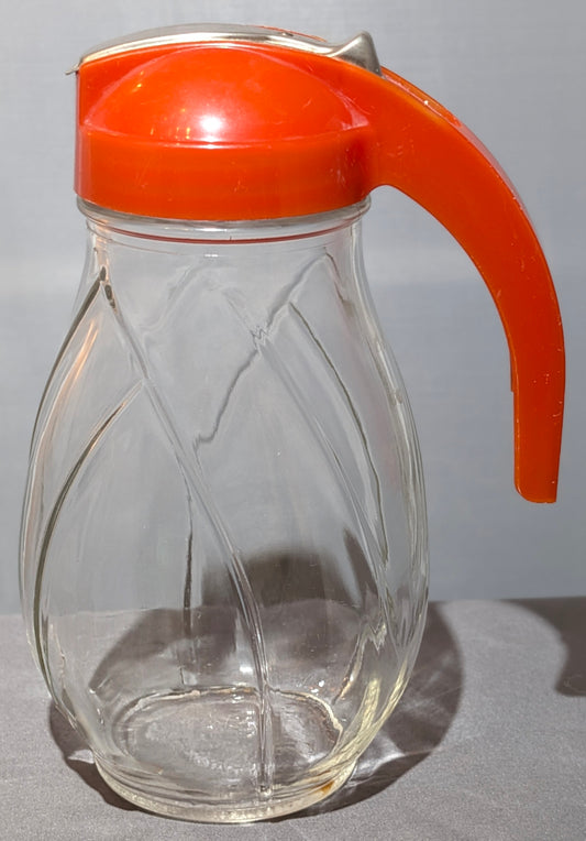 HAZEL ATLAS MCM SYRUP DISPENSER