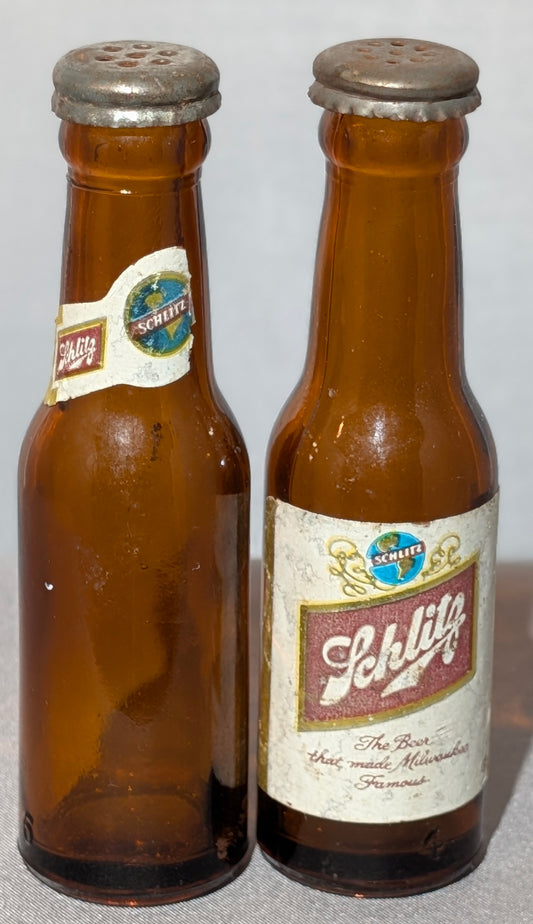 VTG SCHLITZ BEER S&P SHAKERS