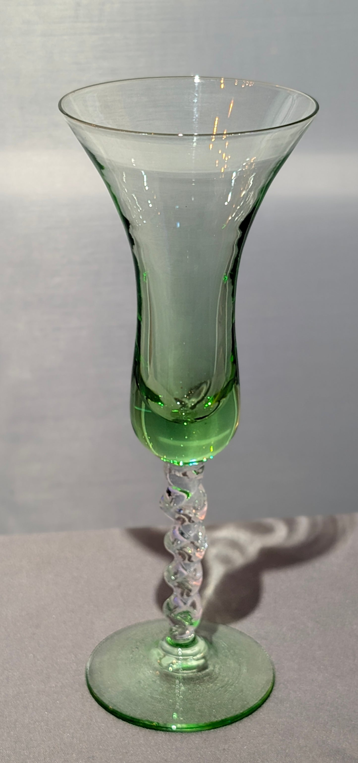 URANIUM LIQUEUR/CORDIAL GOBLET
