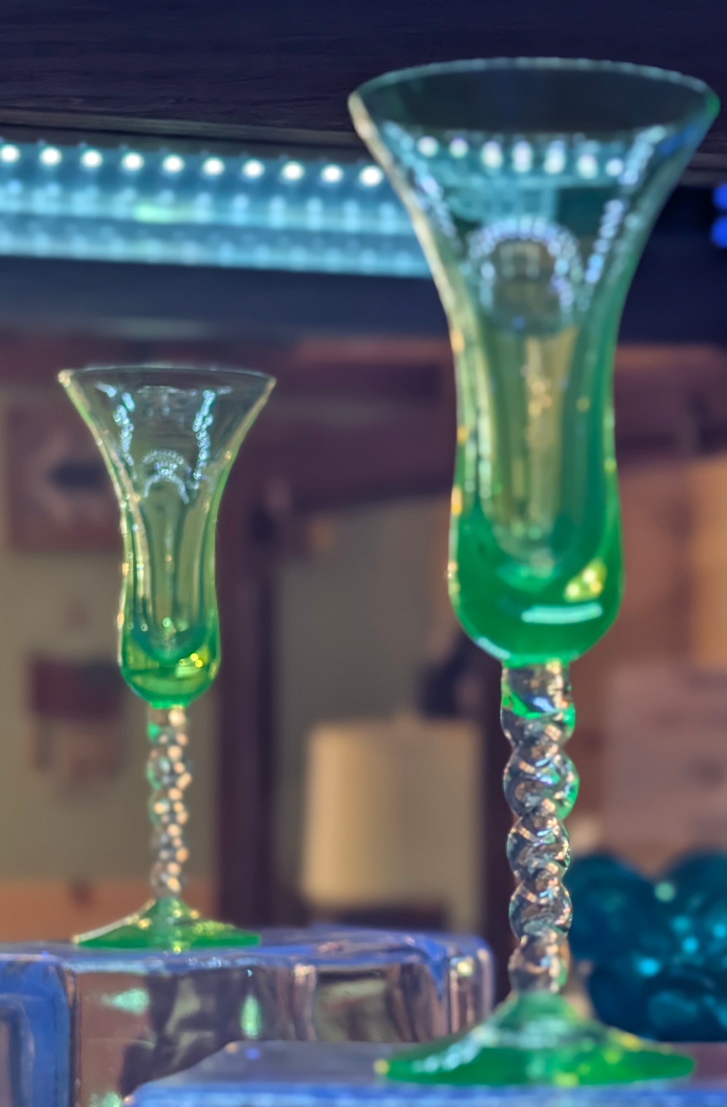 URANIUM LIQUEUR/CORDIAL GOBLET
