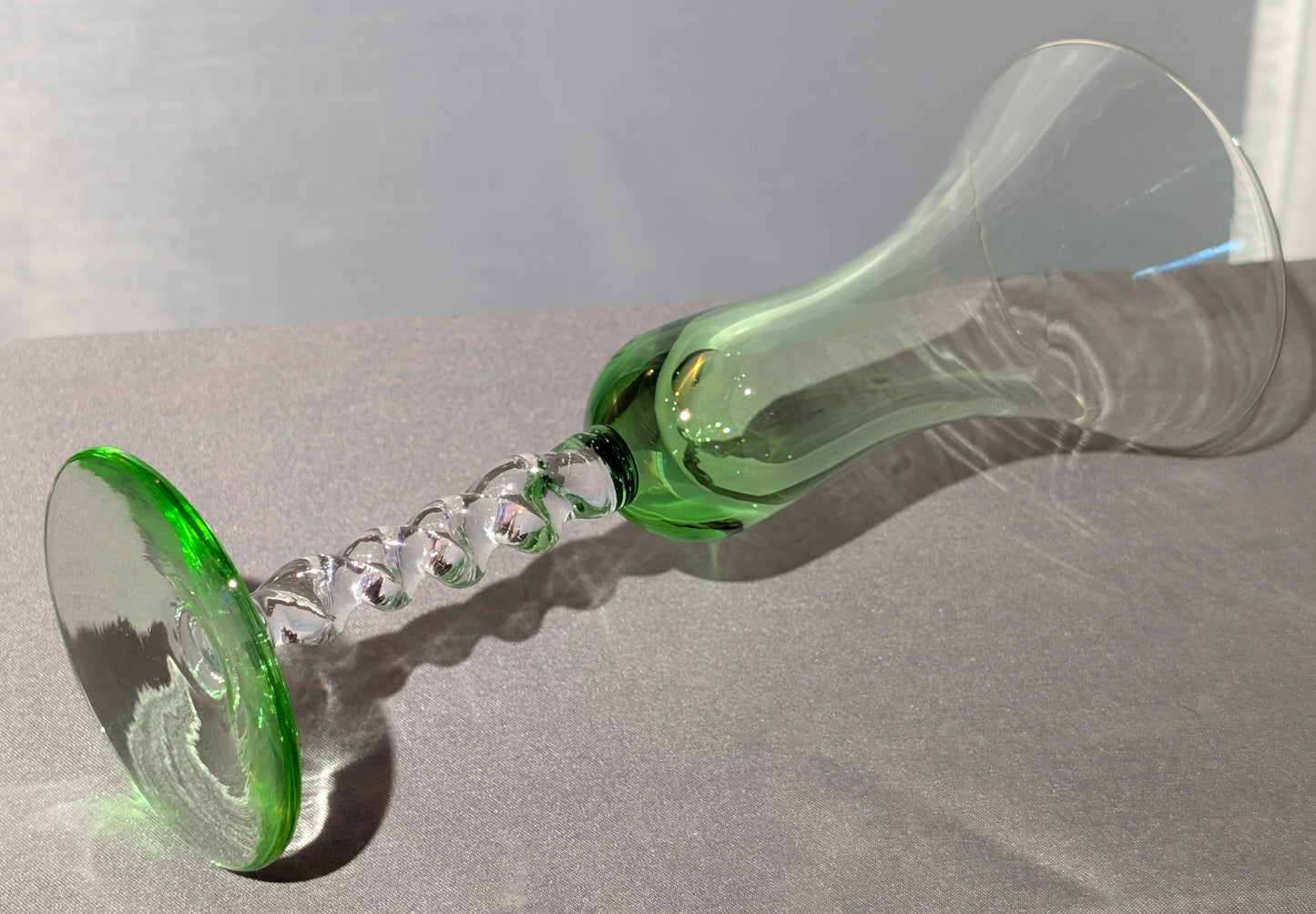 URANIUM LIQUEUR/CORDIAL GOBLET