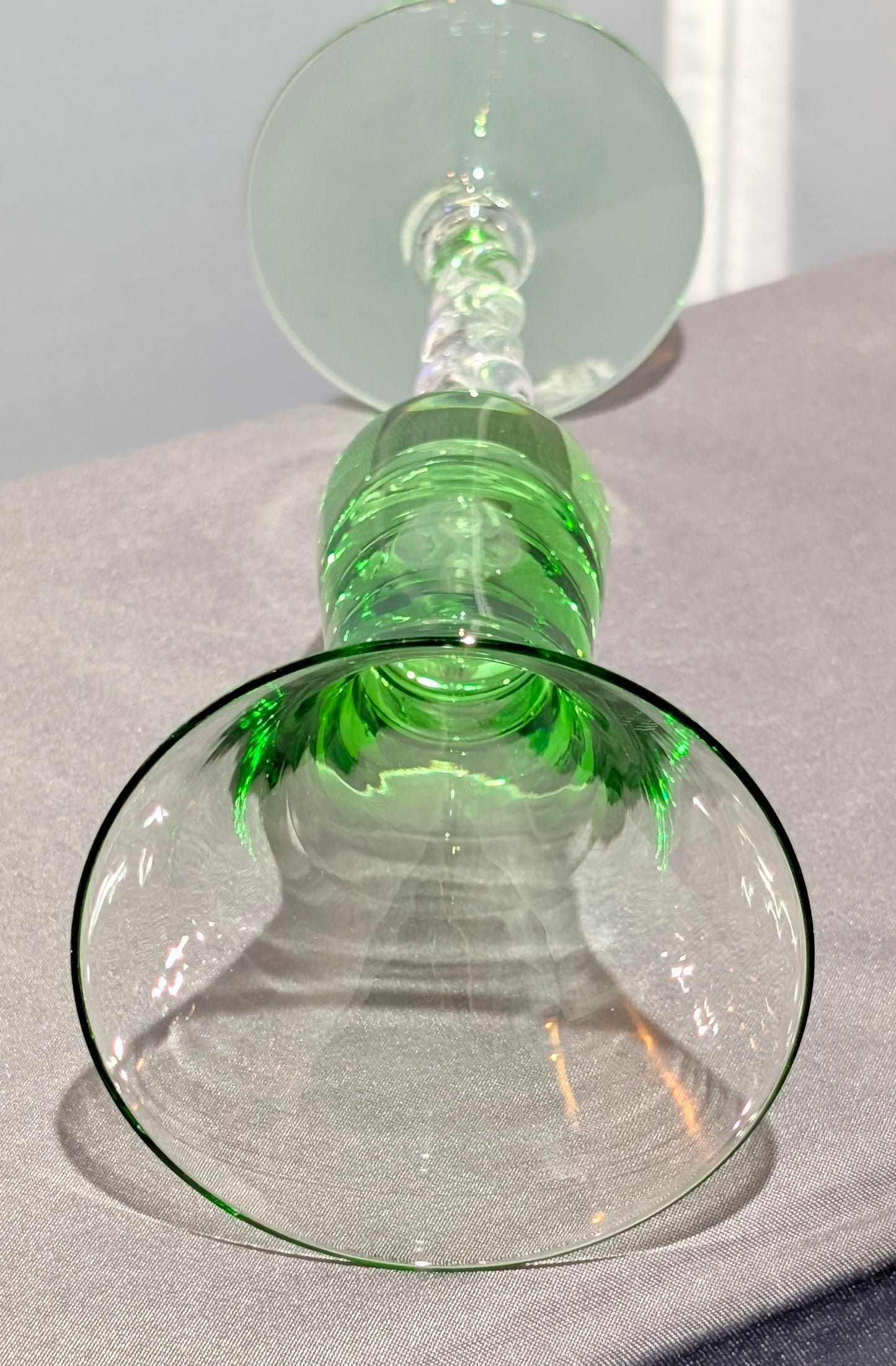 URANIUM LIQUEUR/CORDIAL GOBLET