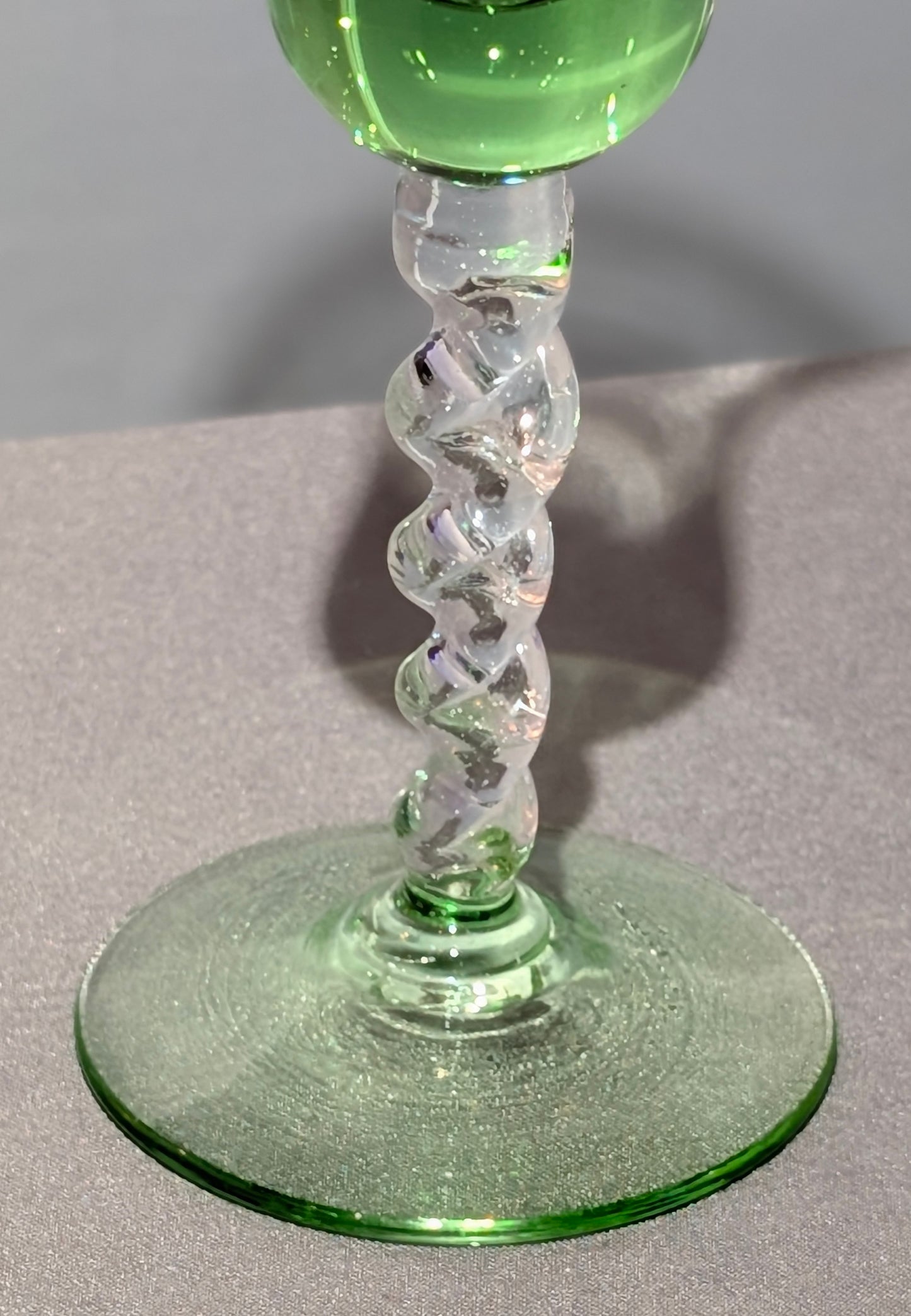 URANIUM LIQUEUR/CORDIAL GOBLET