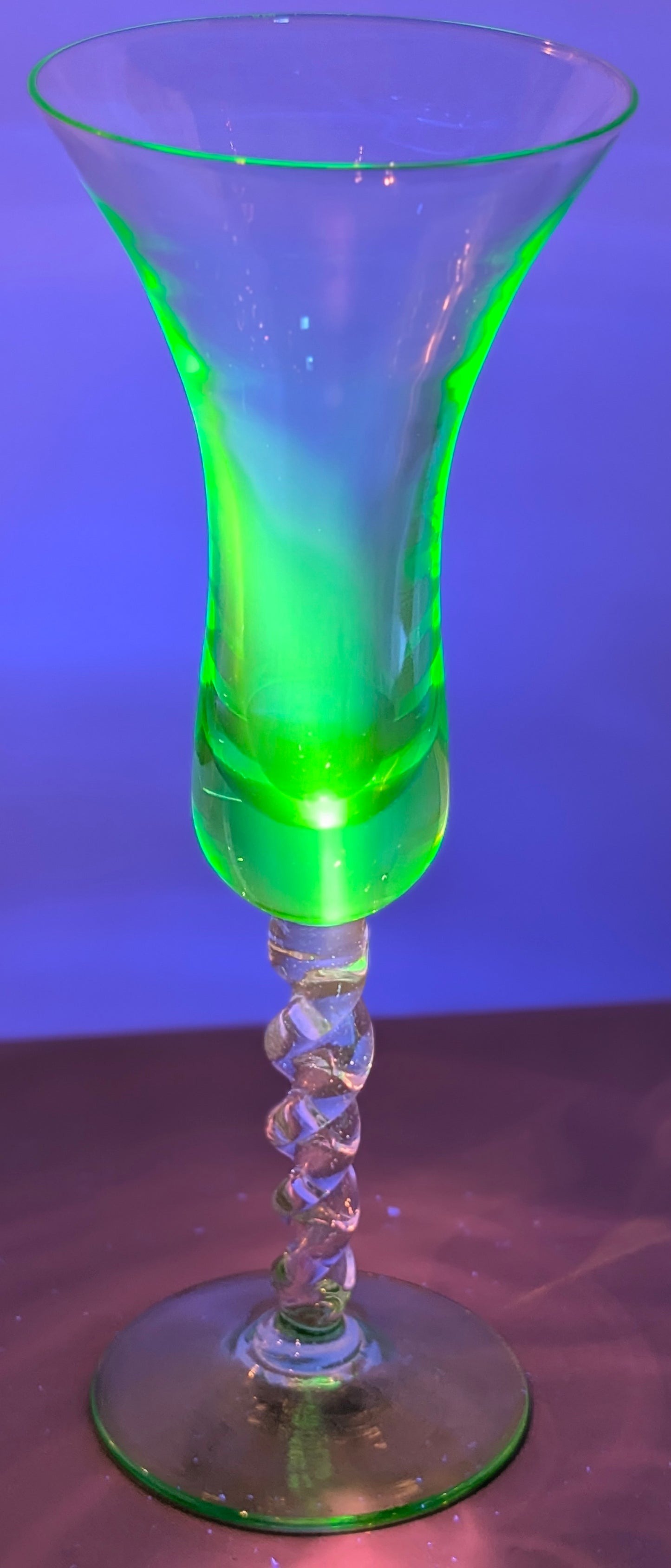 URANIUM LIQUEUR/CORDIAL GOBLET