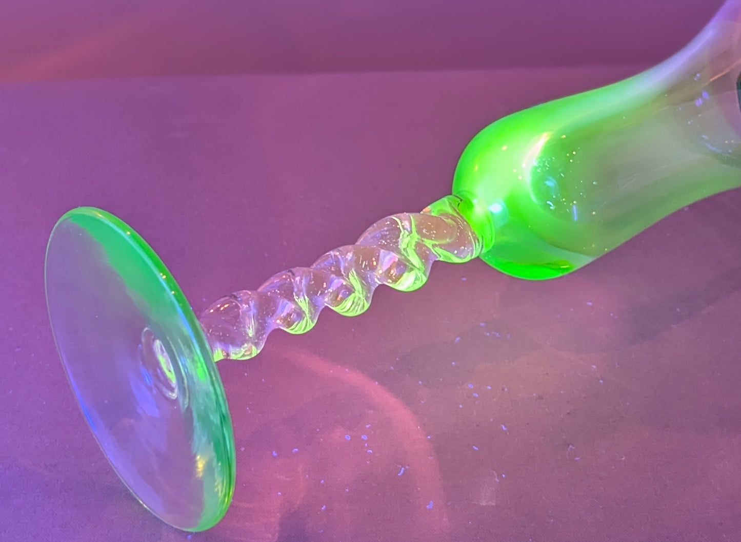 URANIUM LIQUEUR/CORDIAL GOBLET
