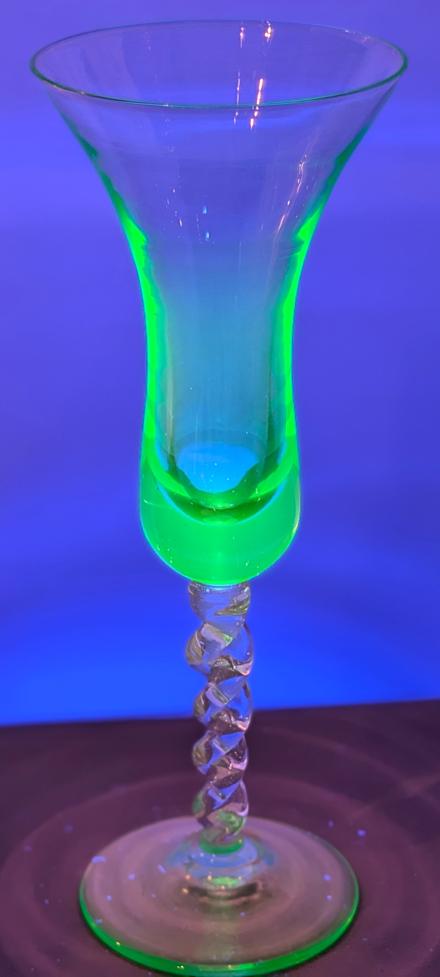 URANIUM LIQUEUR/CORDIAL GOBLET