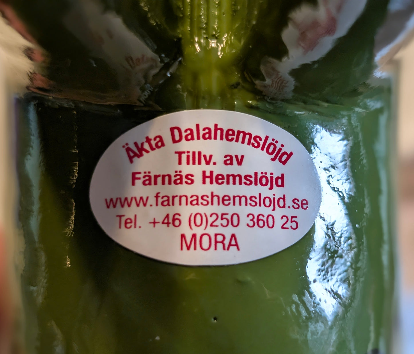 RARE! GREEN SWEDISH DALA HORSE