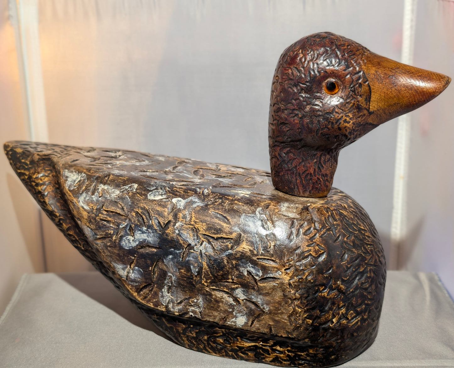 D.S. SULLY HANDCARVED WOOD DUCK #11S
