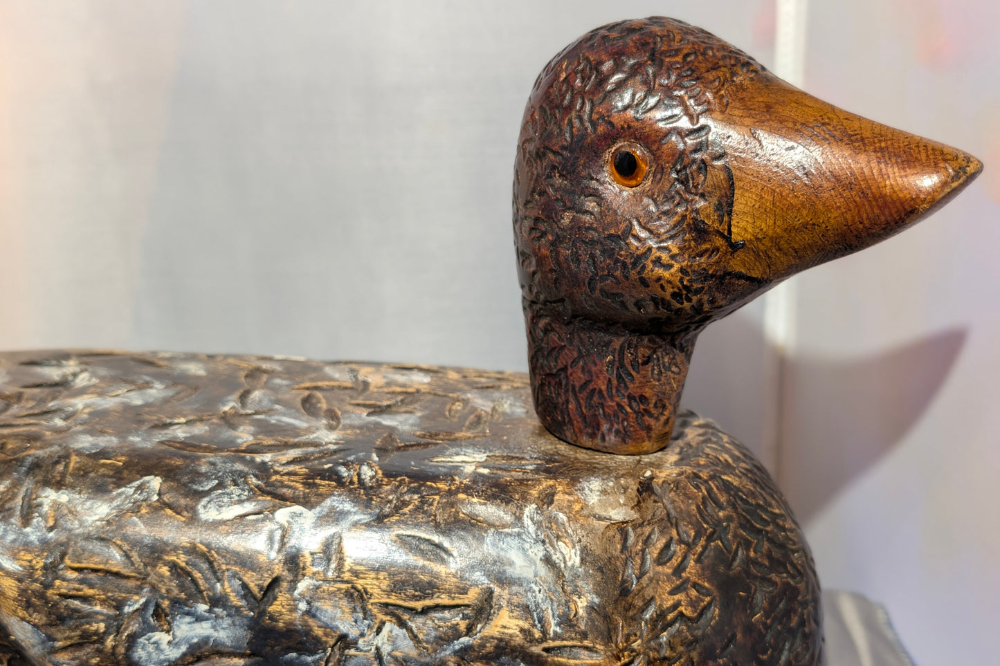 D.S. SULLY HANDCARVED WOOD DUCK #11S