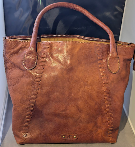 dR AMSTERDAM LEATHER TOTE/HOBO BAG