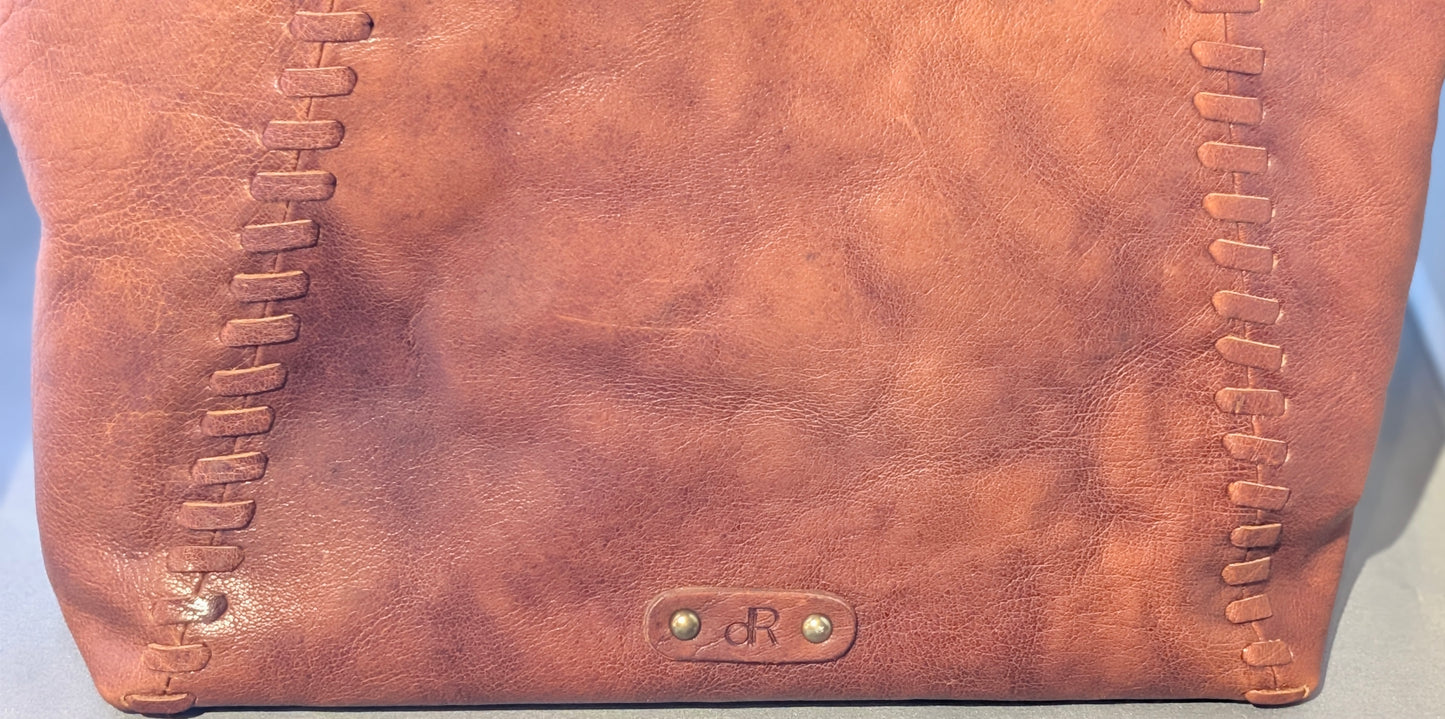 dR AMSTERDAM LEATHER TOTE/HOBO BAG
