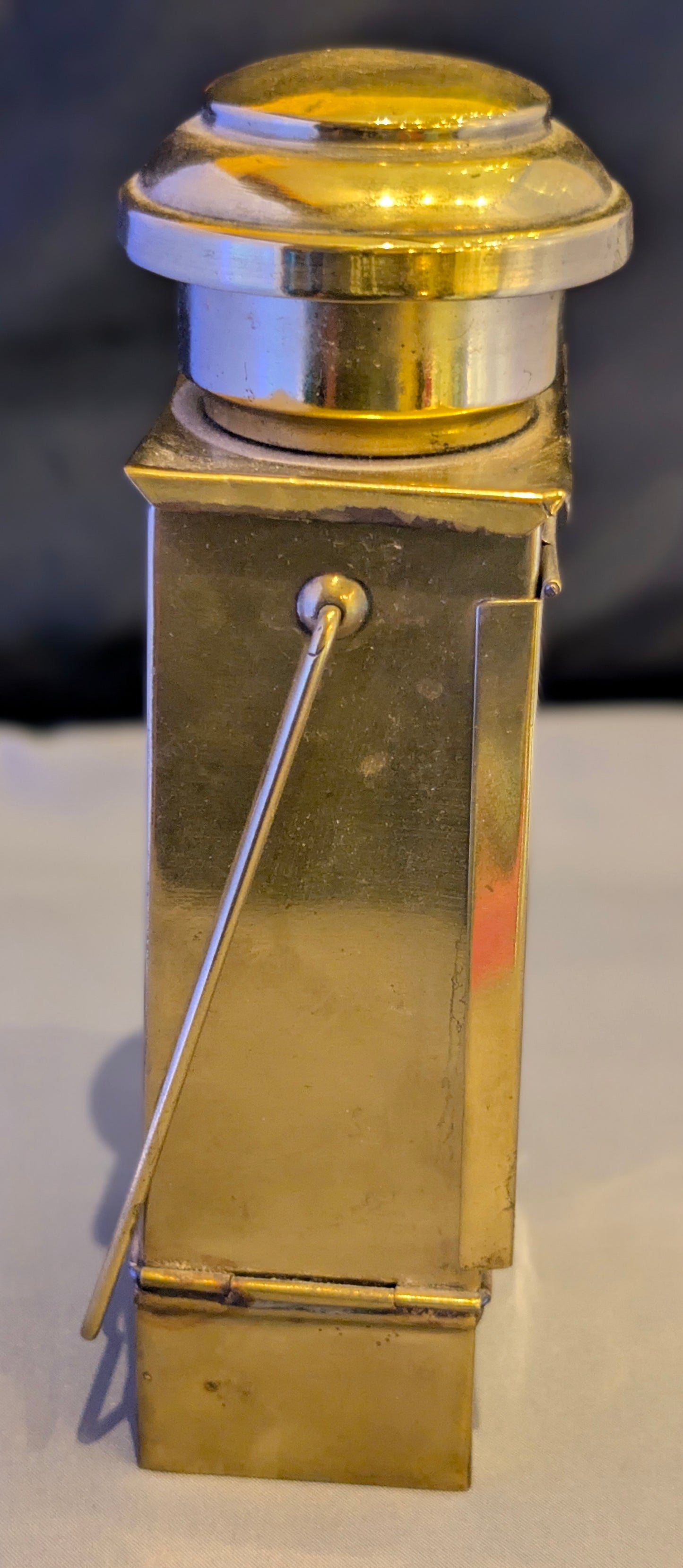 1890-1910 VTG BRASS DARKROOM SAFE LIGHT