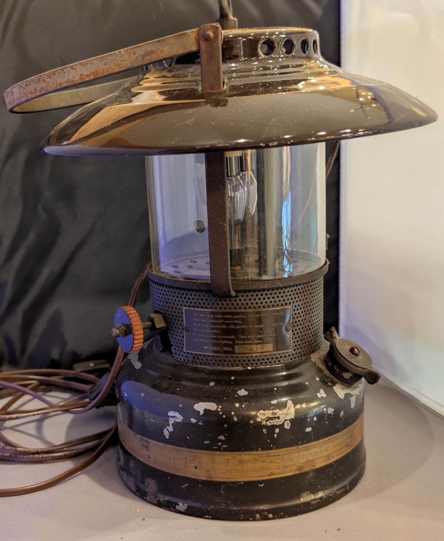 RARE 1930'S TURNER BRASS WORKS LANTERN BODY