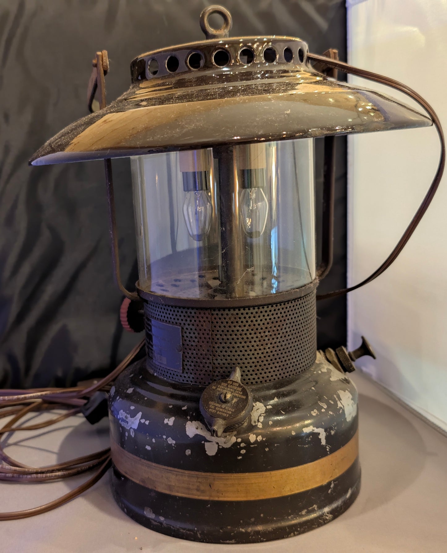 RARE 1930'S TURNER BRASS WORKS LANTERN BODY