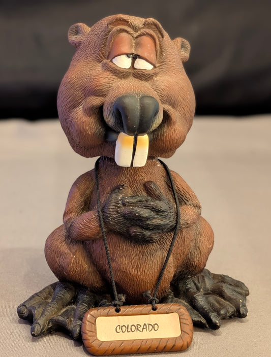 VTG COLORADO BOBBLEHEAD BEAVER