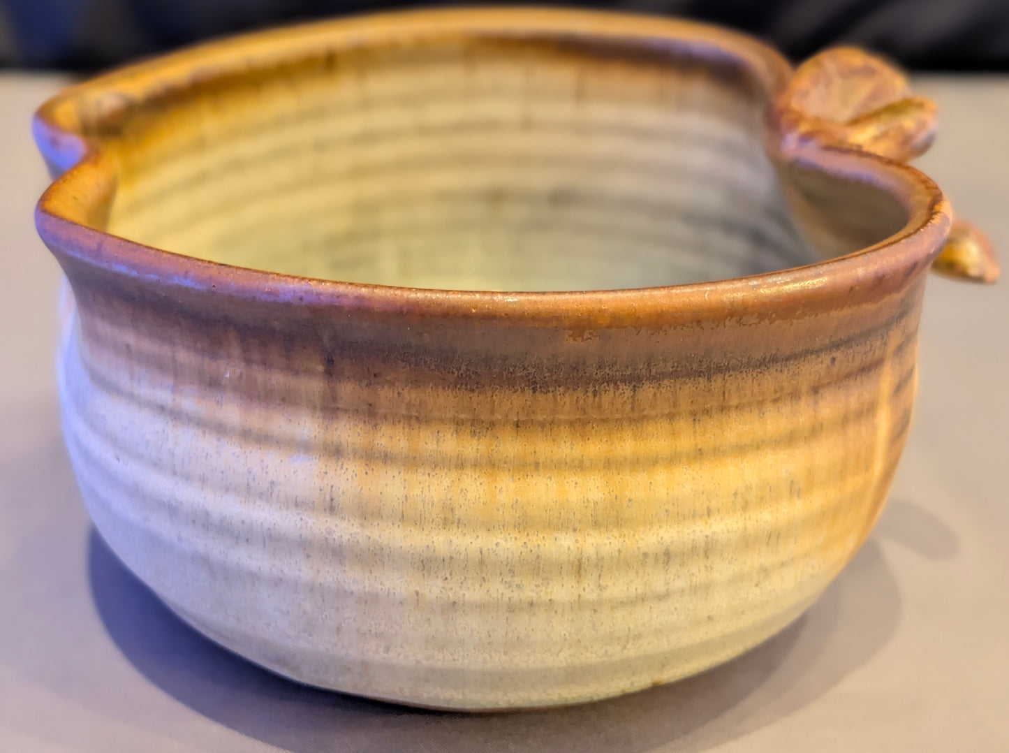 ECKELS POTTERY HAND-MADE BAKED APPLE DISH