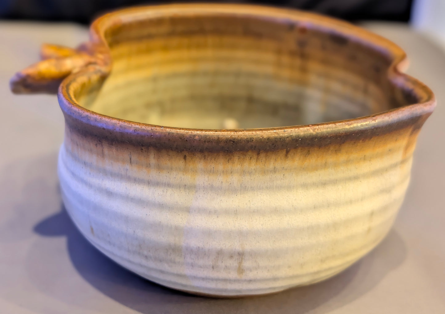 ECKELS POTTERY HAND-MADE BAKED APPLE DISH