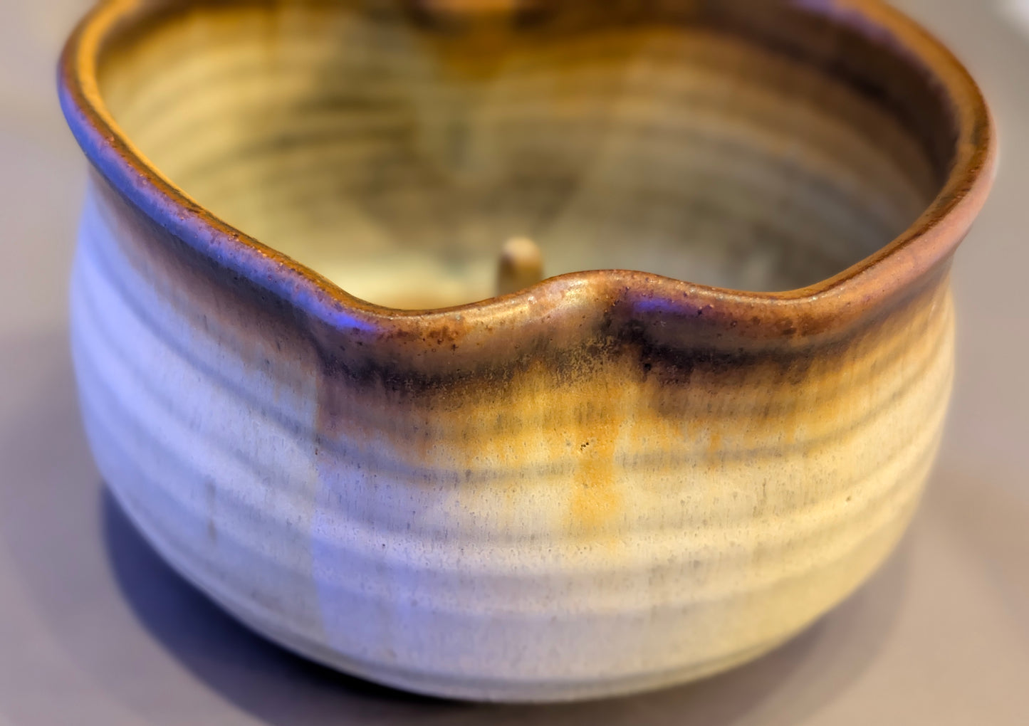 ECKELS POTTERY HAND-MADE BAKED APPLE DISH
