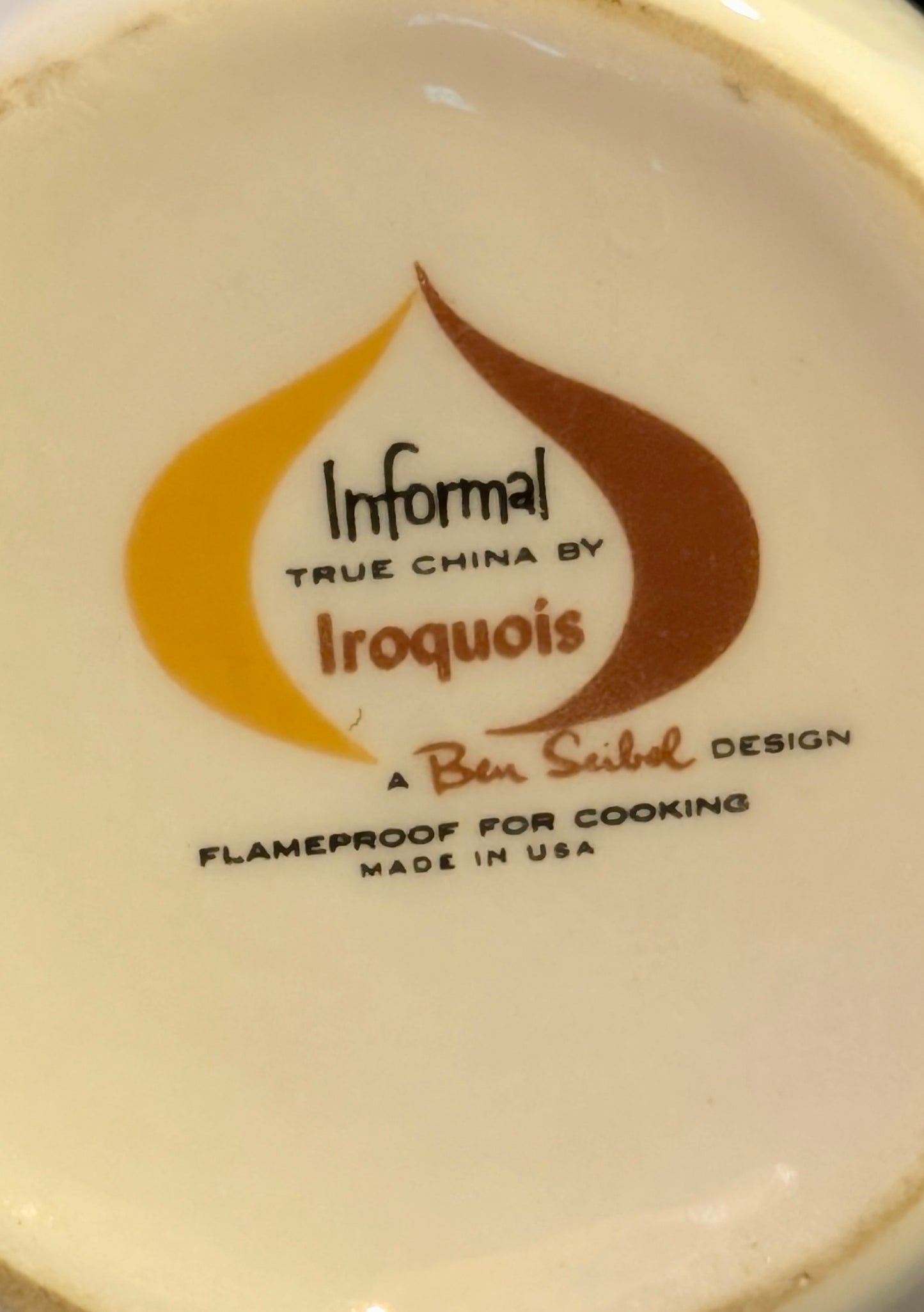 MCM BEN SEIBEL IROQUOIS "HARVEST TIME" CREAMER