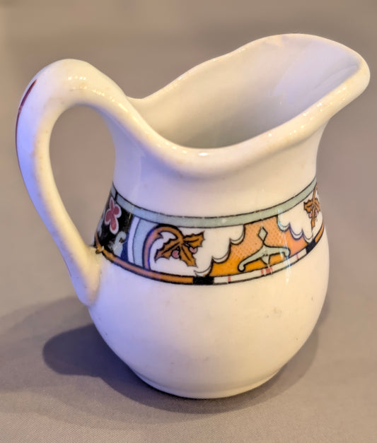 ANTIQUE 1920'S BUFFALO CHINA MINI CREAMER