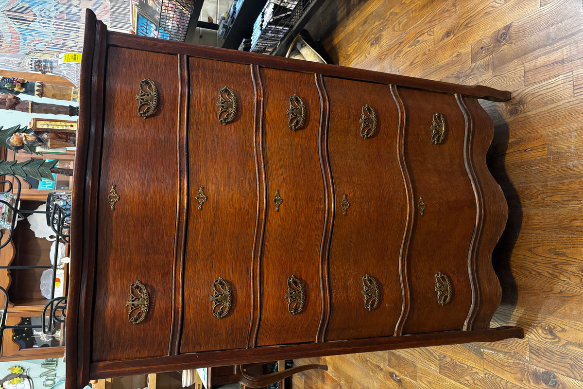 GOLDEN OAK 1890-1910 VICTORIAN DRESSER