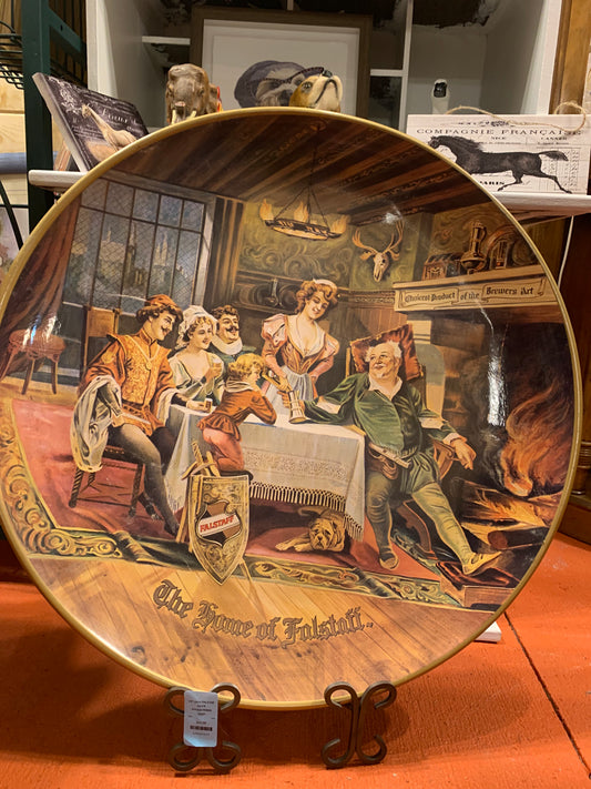 24"  1974 FALSTAF BEER ADVERTISING TRAY
